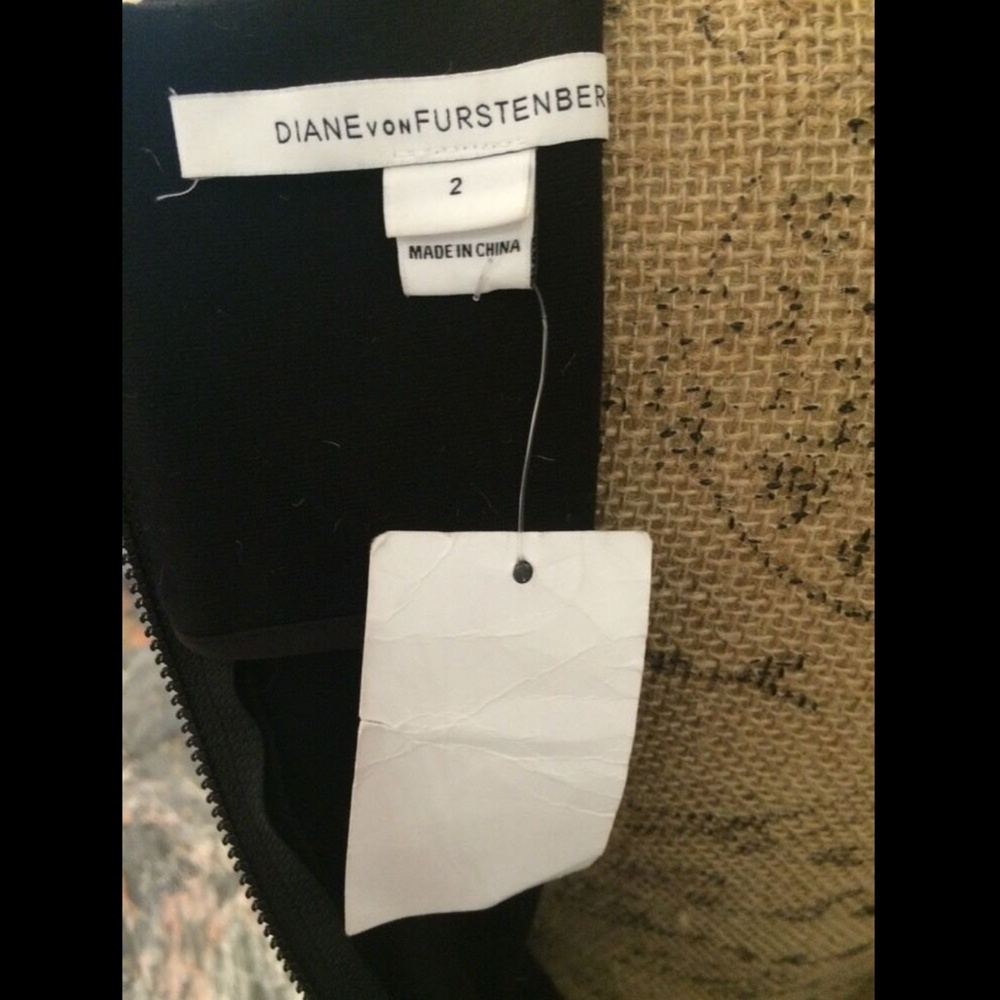 NWD Diane Von Furstenberg [SZ 2‎ ] Yvette Sleeveless Mini Panel Dress - Picture 11 of 15